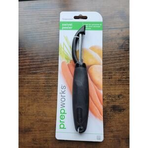 New Progressive GT-7416 Vegetable Peeler/Slicer Yellow w/Black Handle - 8" Long